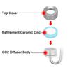 CO2 Generato With Suction Cup Fish Tank Bubble Atomizer Aquarium Accessoires For Aquatic Plant Growth Aquarium CO2 DiffuserGood product