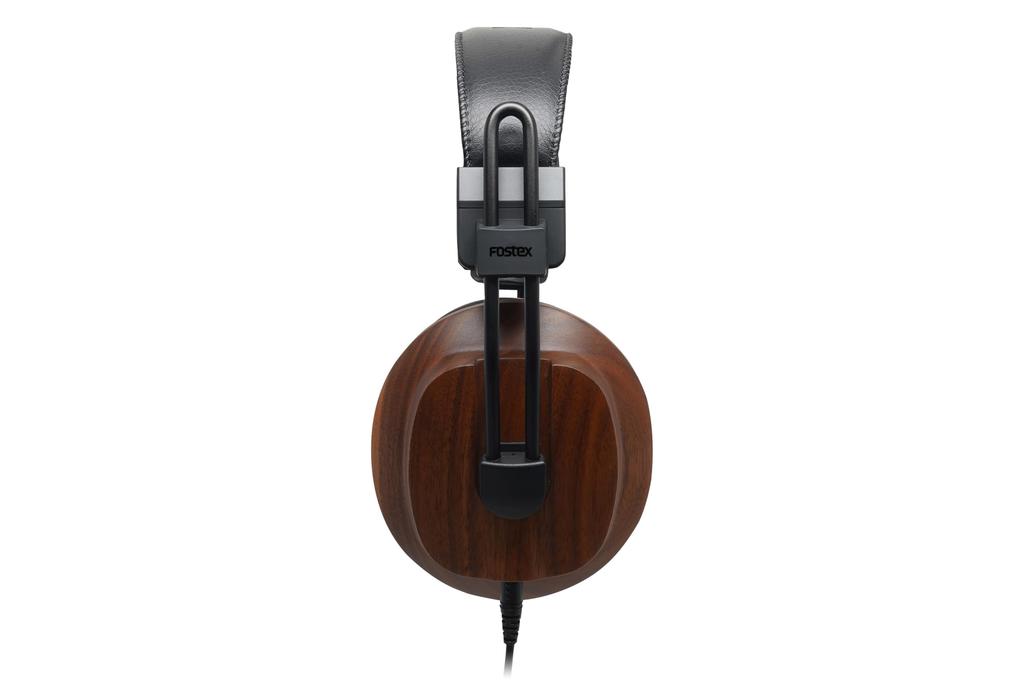 Динамические стереонаушники FOSTEX T60RPmk2CL с корпусом из цельного черного ореха и планарной диафрагмой RP, закрытого типа, со встроенным драйвером.
