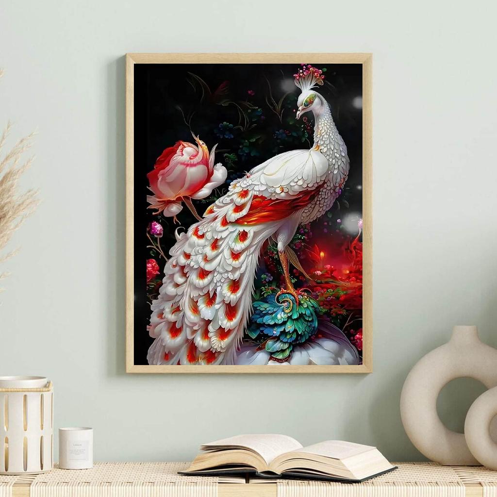 DIY алмазная живопись крутой павлин набор для вышивки крестом мозаика искусство алмазная живопись полный круг/квадратный алмаз украшение дома