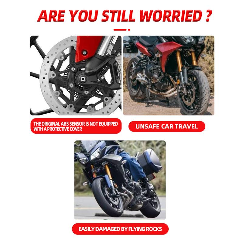 Motorcycle Front Rear ABS Sensor Cover Protection Guard Cap For YAMAHA MT09 MT-09 SP Tracer 900 Tracer900 GT 900GT FJ-09 FZ-09