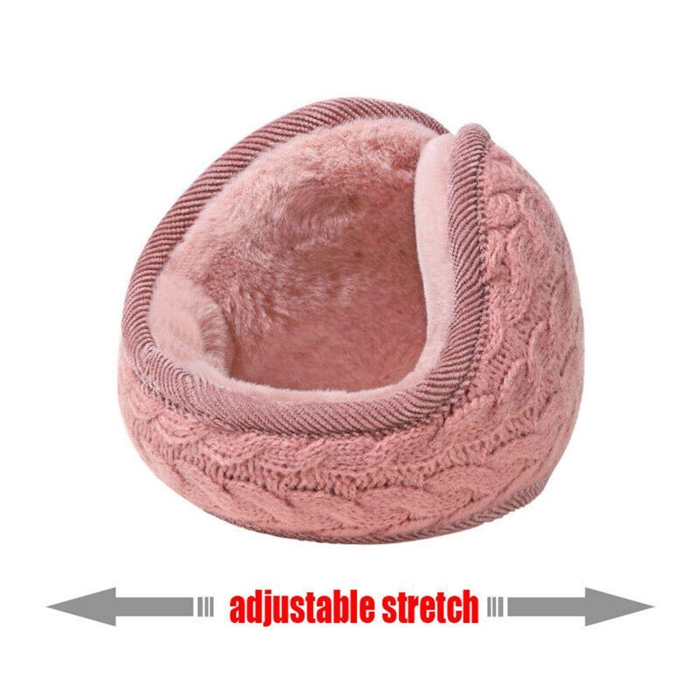 Мужские Женские Повседневные Теплые Уютные Зимние Затылочные Наушники с Заслонками для Ушей, Грелки для Ушей