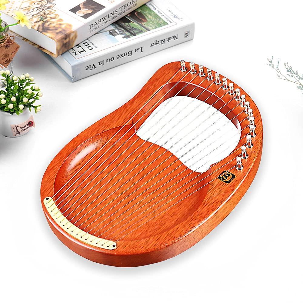 16 струн деревянная арфа Liar металлические струны красное дерево деревянный струнный инструмент сумка для переноски настроечный ключ салфетка для чистки струн WH16 Walter.t