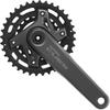 SHIMANO Передняя звездочка CUES без защиты цепи, шатун EFCU60002BCX62 FC-U6000-2, длина/170 мм, 36/22T 9/10/11S