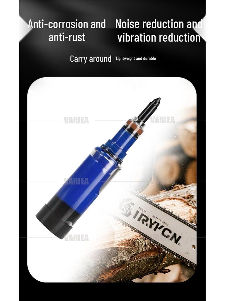 Ручной шприц для смазки цепи и направляющей пластины пилы