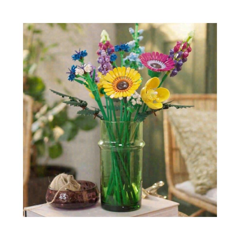 (939 Pcs)Flower Bouquet Building Block 10313 10314 Abs Plastic Diy Assembly Toy Colorful
