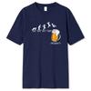 Мужские брендовые футболки Friday Beer Print с забавной графикой в стиле хип-хоп, летние мужские футболки, уличная одежда, хлопковая футболка Harajuku с коротким рукавом