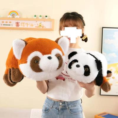 Плюшевая кукла-животное 1 шт детские игрушки Flip Panda Милая мягкая кукла праздничный подарок украшение для дома украшение