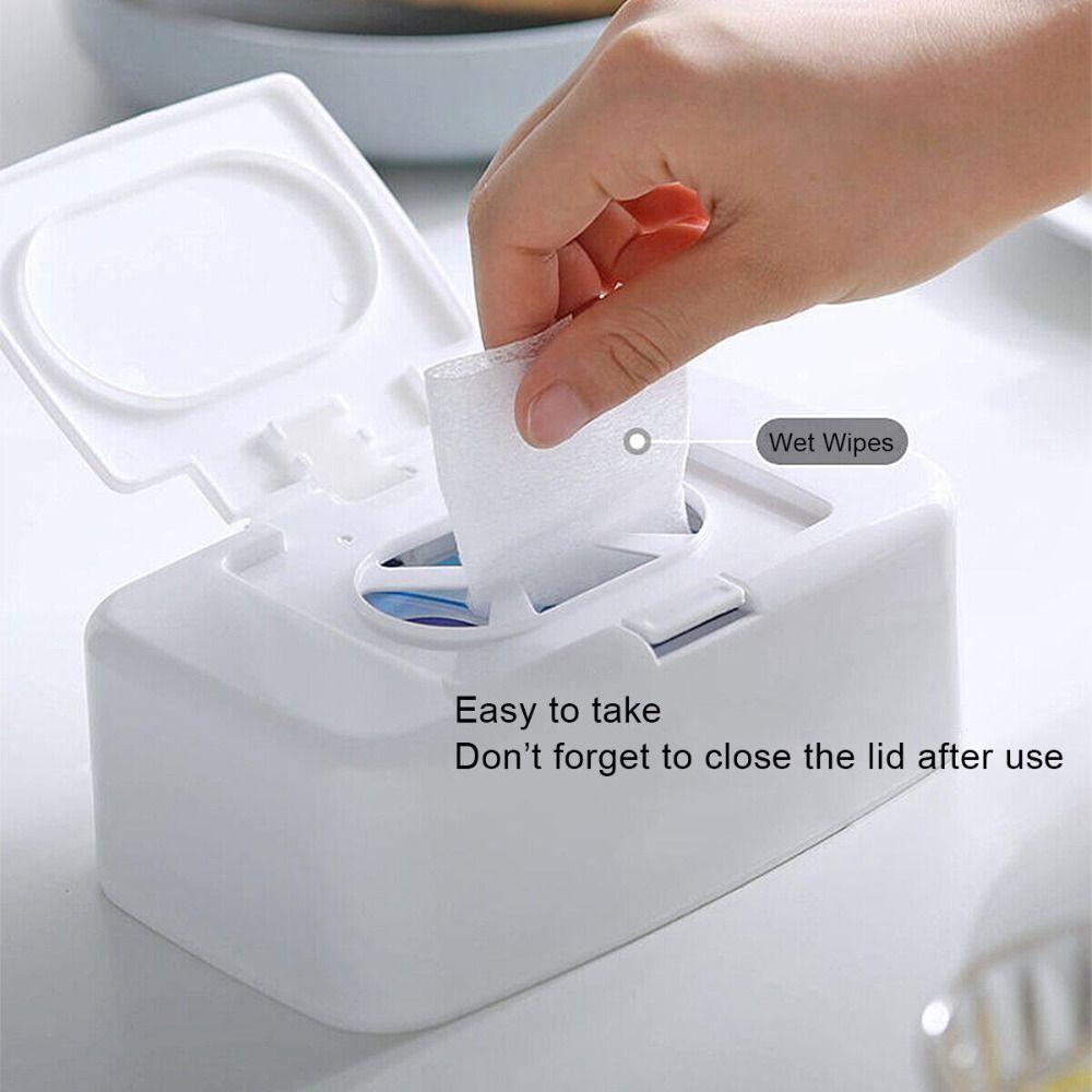 Dustproof Home Office Wipes Napkin Storage Box Wipe Holder Wet Tissue Box Wipe Dispenser