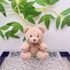 Delightful Teddy Cartoon Bear Keychain With Luxurious Short Plush For Trendy Accessories