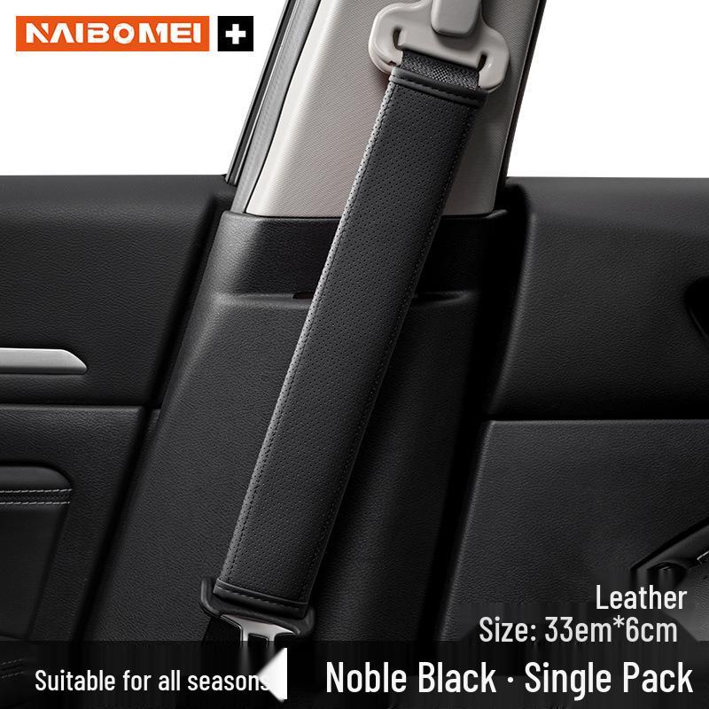 ORA Good Cat Car Seat Belt Shoulder Pad Protector for Lightning, Ballet, Black, and White Cat Models - Interior Accessory.