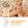 Солнцезащитный крем SPF50 - увлажняющий, питающий и смягчающий текстуру кожи, легкий и дышащий, устойчивый к УФ-лучам, 60 г