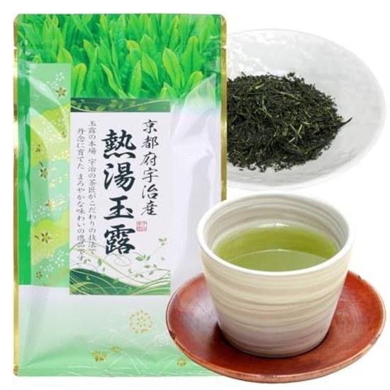 Uji Tea Garden Water Gyokuro 100g Kyoto Green Leaves Kabuse Low Astringency Easy Drink Relaxing Nutrient-Rich Gift Use Year-End