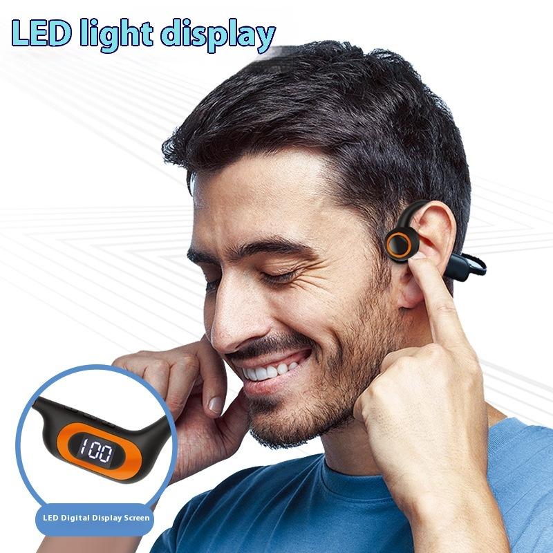 Наушники с костной проводимостью второго поколения, наушники с воздушной проводимостью, беспроводные Bluetooth-наушники, для спорта, бега