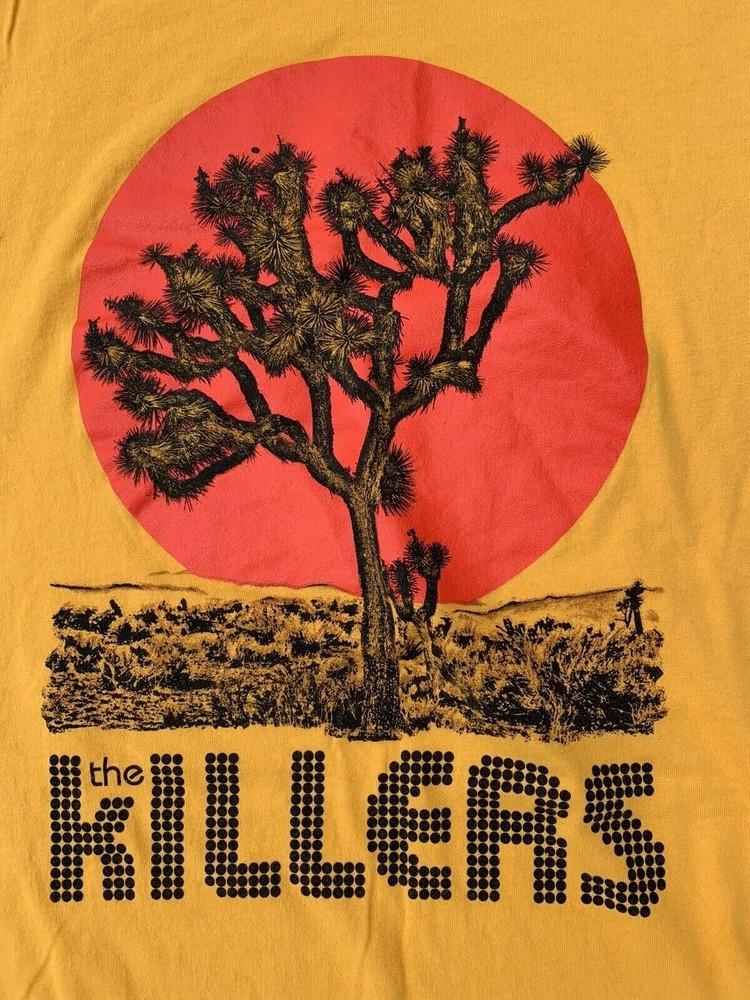 THE KILLERS JOSHUA TREE BAND Shirt Yellow All size Unisex T-Shirt