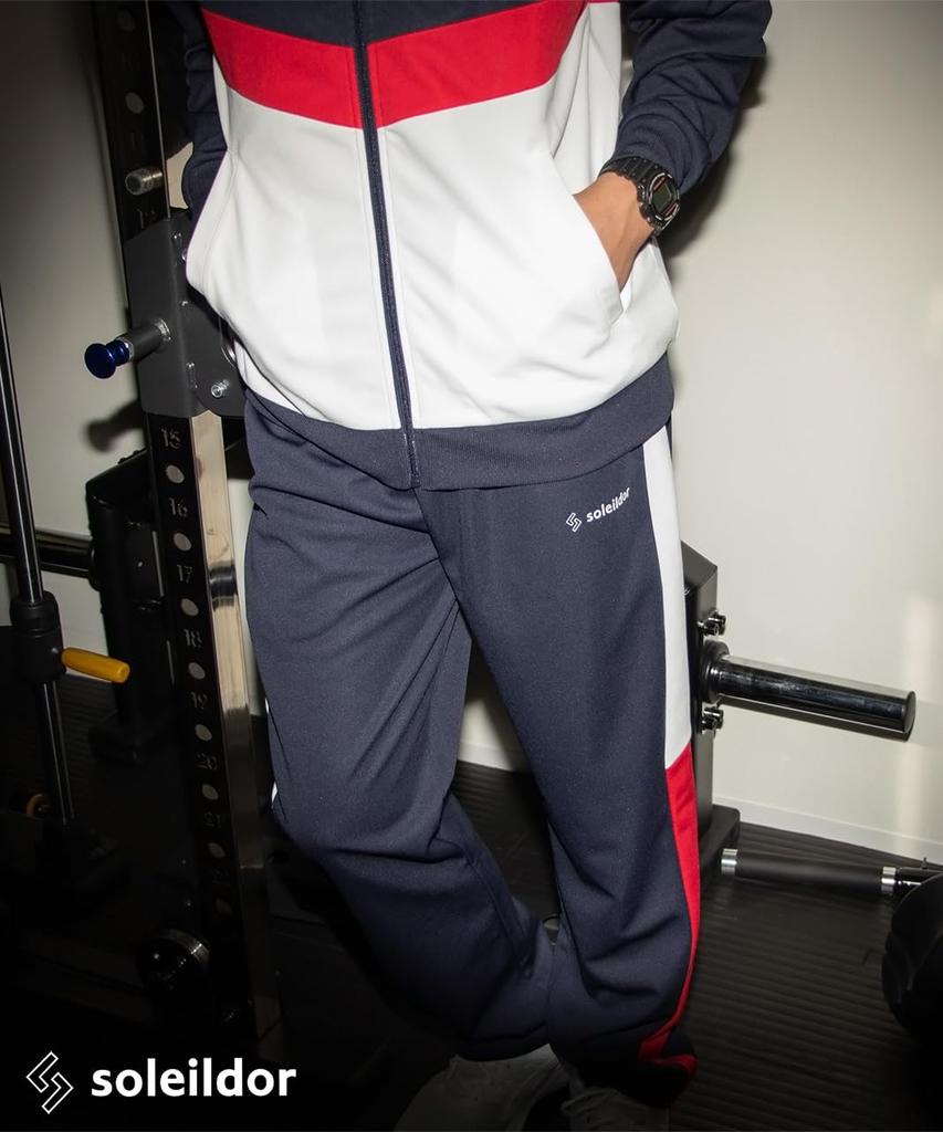 Jersey Top and Bottom Set Training Wear Setup Switchable Navy LL [Soleil Doll] Men's