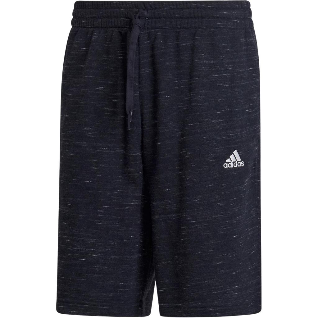 adidas Шорты Essentials Mélange с напечатанным логотипом для занятий спортом на открытом воздухе с эластичным поясом и средней посадкой, повседневные шорты для мужчин, легендарные чернильно-синие HE1799