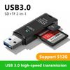 USB 3.0 Картридер 2 в 1 USB 2.0 на SD Micro SD TF Адаптер для карт памяти для Mac PC Ноутбуков Аксессуары Флеш-накопитель Картридер