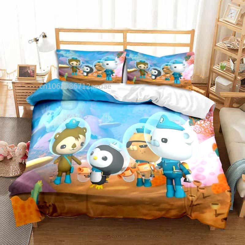 Comforter The Octonauts Cartoon All Season Twin Bedding Set 3 Piece Comforter Set Bed Double King Comforter