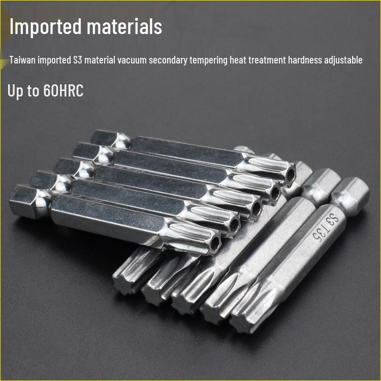 Шестигранный Torx бит Mach S3 с центральным отверстием и сильным магнитным наконечником