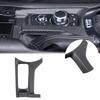 ToMong Real Carbon Fiber Car Center Console Multimedia Button Frame Cover Trim Car Accessories For Mazda MX-5 MX5 Miata ND 16-26