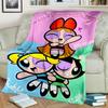 Cute P-Powerpuff Girl Cartoon Blanket,Soft Throw Blanket for Home Bedroom Bed Sofa Picnic Travel Office Rest Cover Blanket Kids