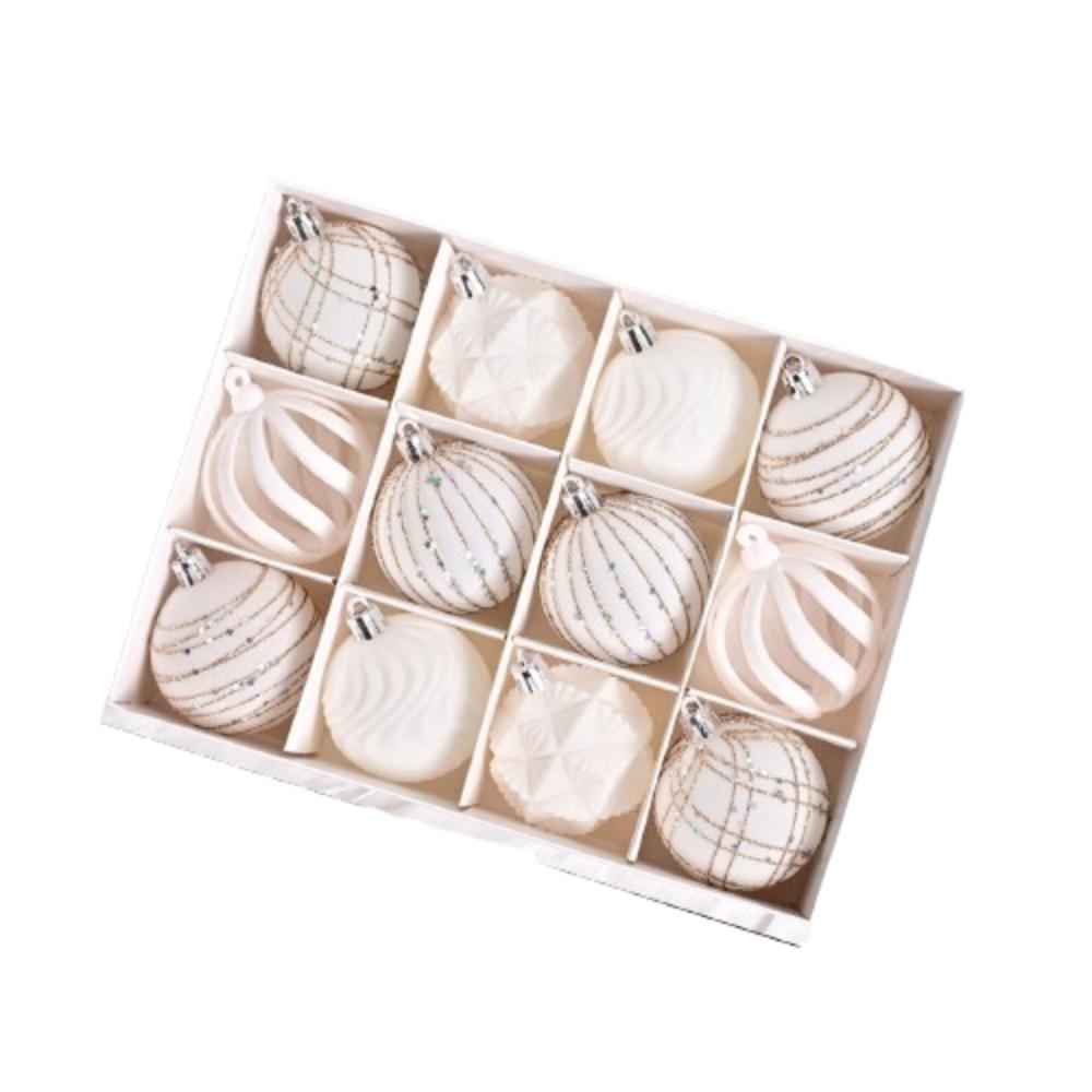 12 шт. 6 см Рождественский подвесной шар Ручная роспись Рождественские шары Украшения Праздник Свадьба