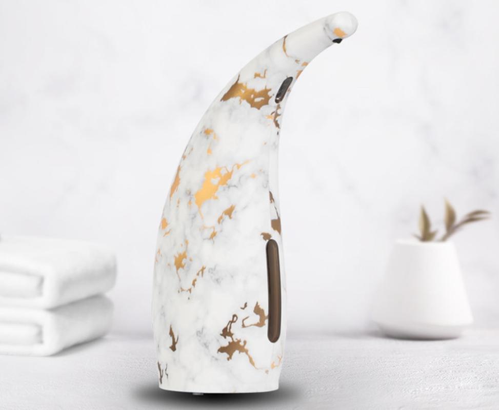 Automatic Dispenser Touchless Liquid Soap Dispenser with Marble Pattern, Waterproof Battery 300ml | Liquid Soap Dispensers
