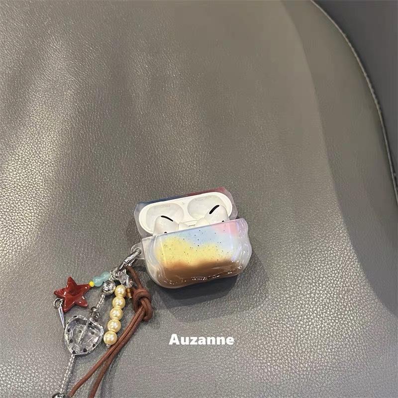 The new gradual change smudge is suitable for AirPodspro1 earphone cover Apple Bluetooth protective case 1st generation 1 soft silicone women