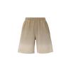 Gradient Elastic Waist Five-Point Shorts With Embroidered Logo Men Bottoms Khaki DQ4634-247