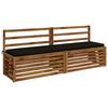 2 piece bench cushions SOEST 2 pcs. 100percent  Polyester Black