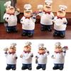 Chef Figurine Tabletop Cook Ornament Cook Statue For Home And Kitchen Decoration Collectible