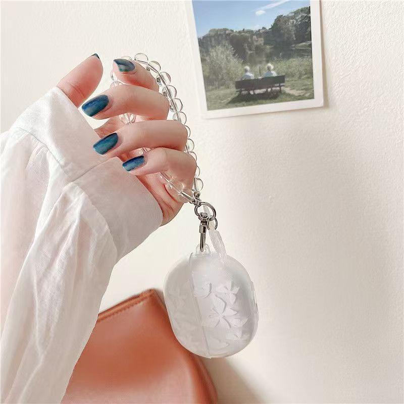 White Butterfly Case Pendant Bracelet Chain For HUAWEI FreeBuds 7i Wireless Earphone Protective Cover For FreeBuds 7i Box