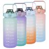 TSQIBU Large Capacity 2000ml Portable Straw Sports Water Bottle, BPA-Free Plastic Water Bottle for Adults and Children, Perfect for Outdoor Sports,