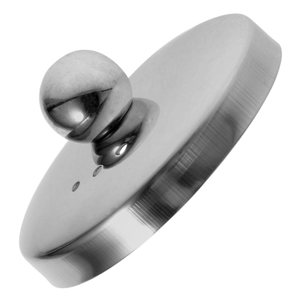 1 шт. Крышка для чайника из нержавеющей стали, запасная, 4,6 см, универсальная, подходит для чайников, чашек, стеклянной посуды, многоразовые чайные аксессуары