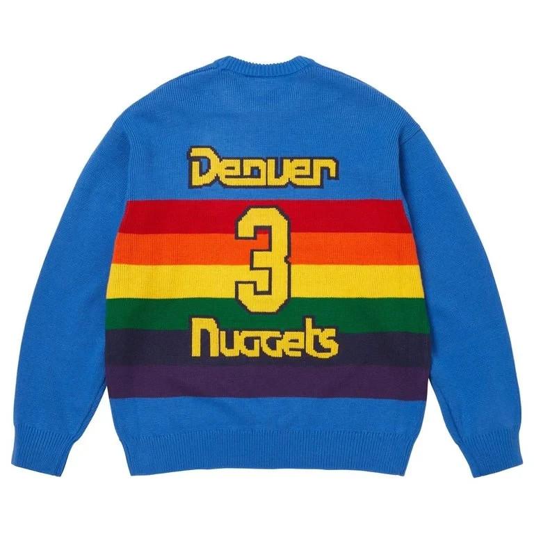 Supreme x Mitchell & Ness Teams Sweater Royal