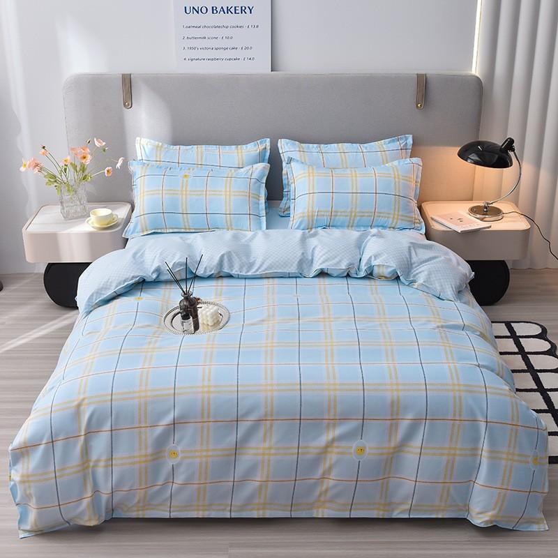Dorm Bedding Set Soft Aloe Cotton Bed Sheet Plant Multiple Sizes