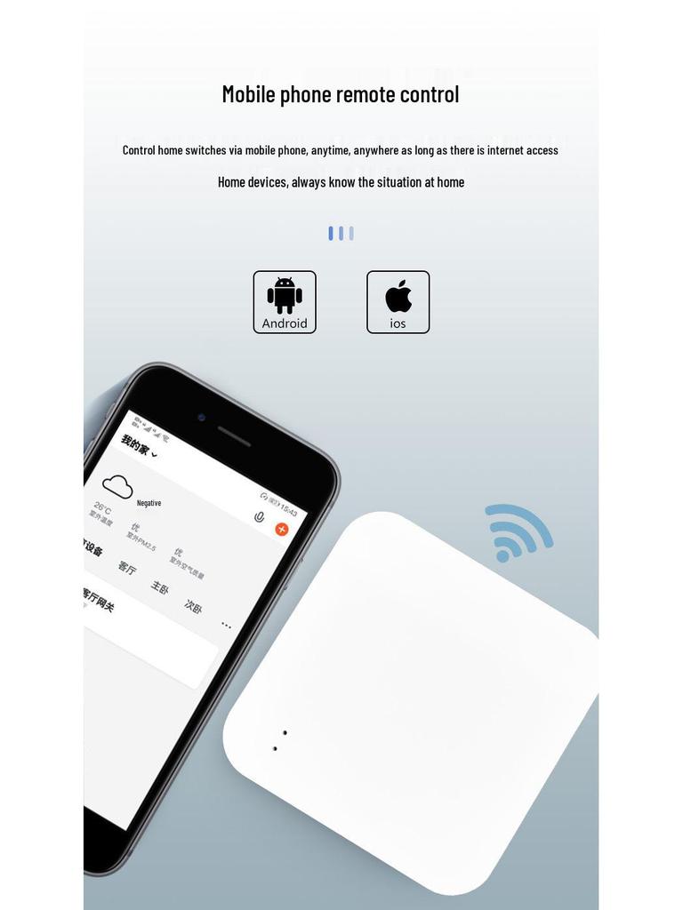 Шлюз eWeLink Zigbee с датчиками движения, открытия двери, температуры, влажности, воды, переключателем сцен и выключателем.