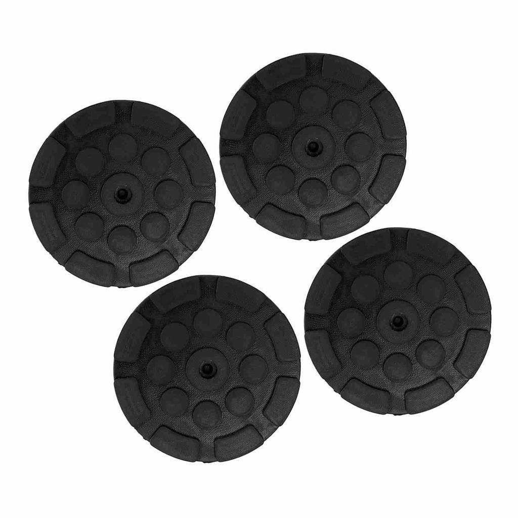 4 Pcs Car Round Rubber Arm Pads Auto Jacking Lift Pads Weightlifter Accessories