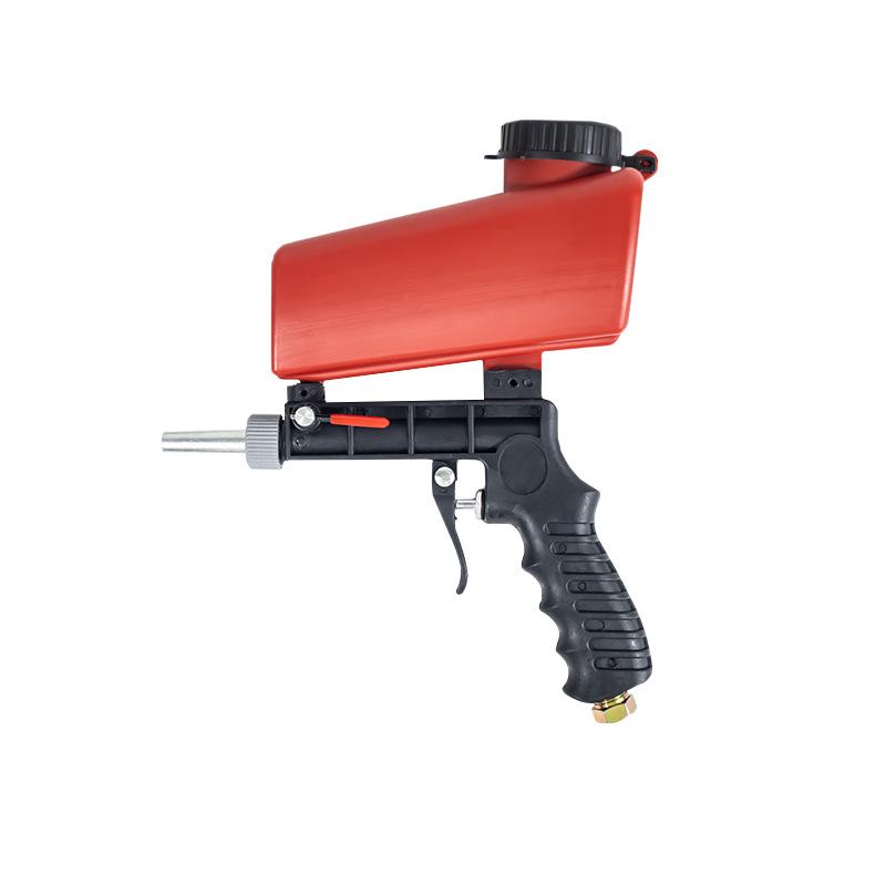 Portable Handheld Pneumatic Sandblasting Gun for Metal Deburring and Renovation