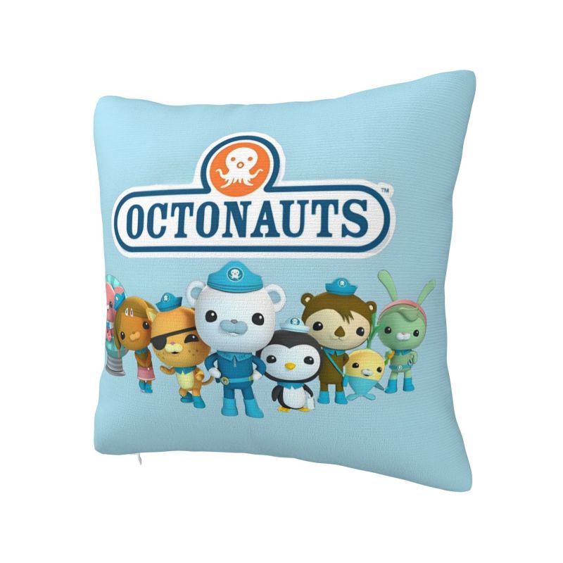 Индивидуальные чехлы на подушки для детей Disney Octonauts, аниме, милые мультяшные, мягкие, скандинавский декор для дома