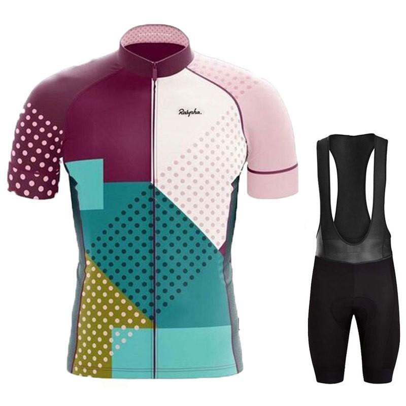 Gradient Color Breathable Cycling Suit Short-sleeve Road Bike Mountain Bicycle Equipment