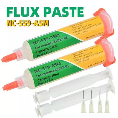 Nc-559-Asm Паяльный флюс 100% оригинальная сварочная паста Bga для печатных плат без очистки 10 куб.см