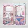 Чехол для телефона World City Travel с пейзажем Парижа для IPhone 17 Pro 16 14 13 12 11 Pro Max XR X 7 8Plus Розовый пейзаж Ударопрочный чехол