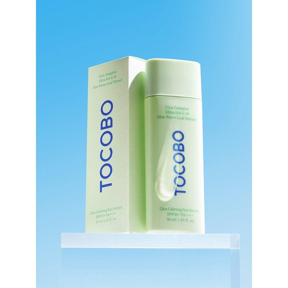 TOCOBO Cica Успокаивающая солнцезащитная сыворотка 50 мл SPF50+ PA++++