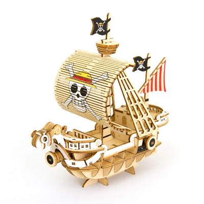 One Piece Going Merry Деревянный 3D пазл 3D набор для самостоятельного изготовления, который понравится всем, от учеников начальной школы до взрослых. Развивающая игрушка для