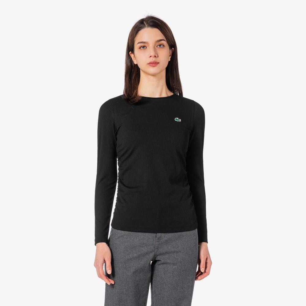 [Lacoste] Women's Long Sleeve String T-Shirt TF624E-56G031