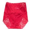 Женские трусы, бесшовные кружевные трусы с цветочной вышивкой и высокой талией, эластичные тонкие женские трусы с контролем живота, спортивные повседневные трусики