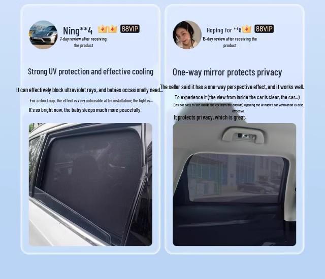 Магнитные шторки-сетки для Nissan X-Trail с защитой от света и жары