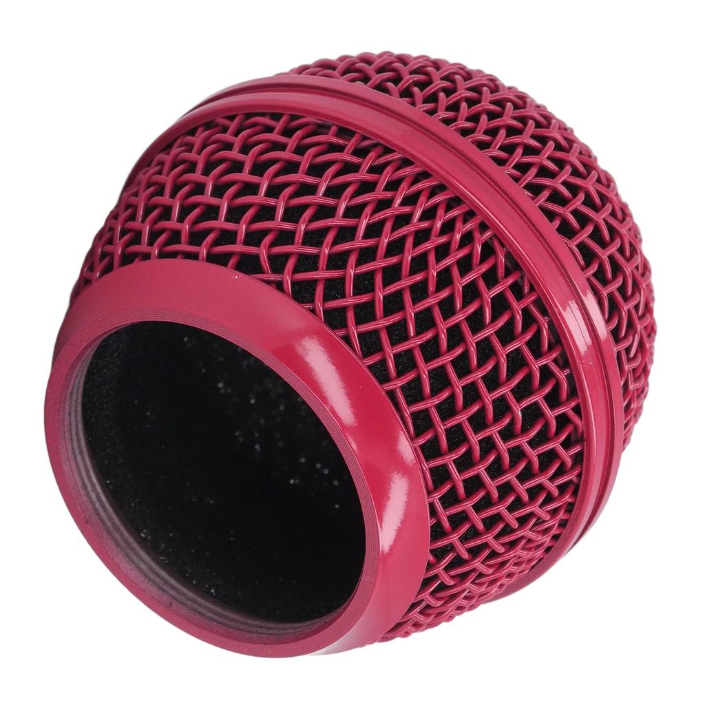 Microphone Grill Ball Grill Mic Replacement Ball Head Steel Mesh Microphone Grill Head for SM58S SM58LC BETA58 BETA58A SA M30 SV100 UT2 PGX24 SLX4