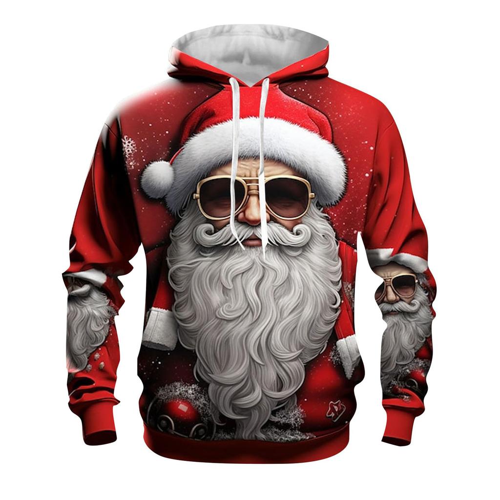 Мужское теплое плюшевое пальто с принтом, флисовый свитер, повседневное пальто, свитер с карманами, зимнее пальто